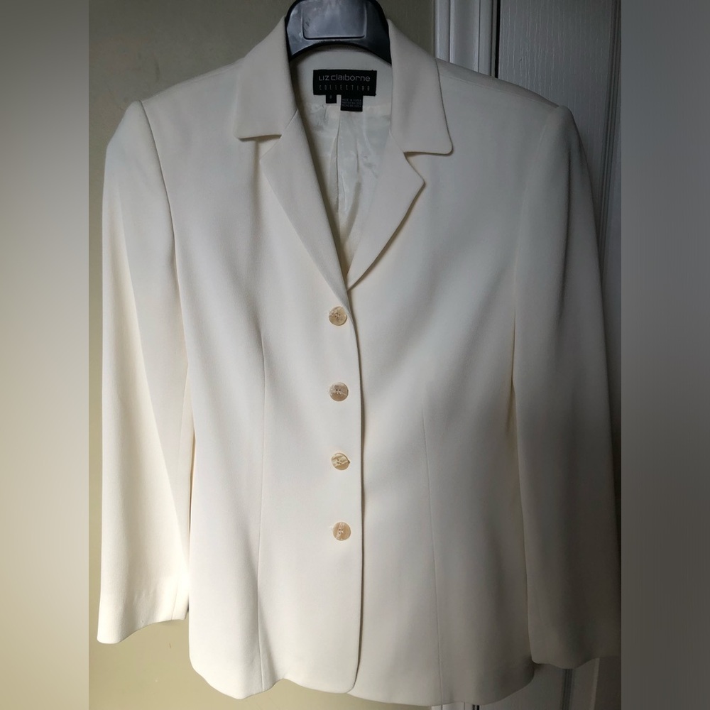 Liz Claiborne Collection Cream Blazer